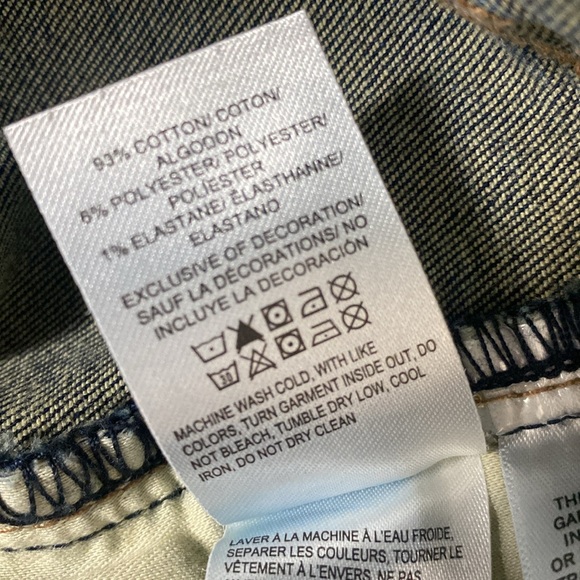 Lucky Brand Sweet Mid Rise Crop Jeans Frayed
Dark Wash Denim Size 31 - Picture 11 of 12